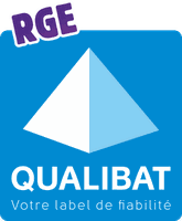 Logo RGE Qualibat, certificat n° E-E202552 détenu par HAUS'LAND